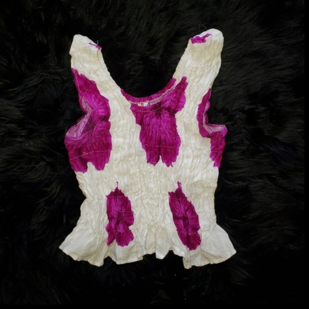 Y2K Ruched Crop Top